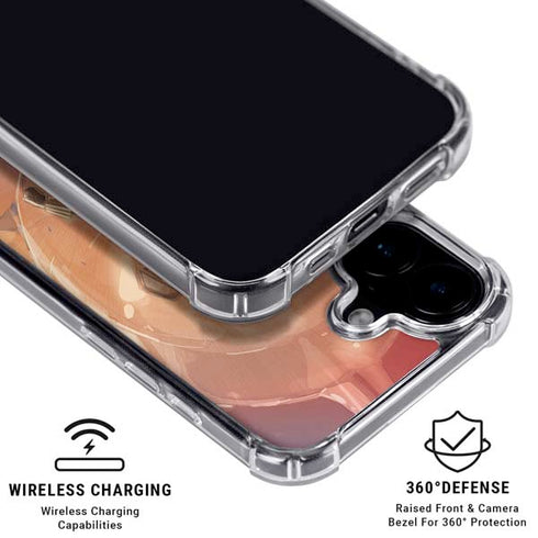 Marvel Black Widow Running iPhone 17 Clear Case