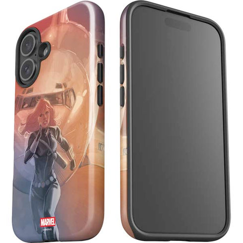 Marvel Black Widow Running iPhone 17 Impact Case