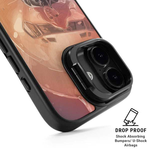 Marvel Black Widow Running iPhone 17 Kickstand Case