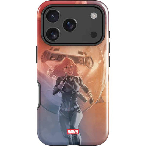 Marvel Black Widow Running iPhone 17 Pro Impact Case