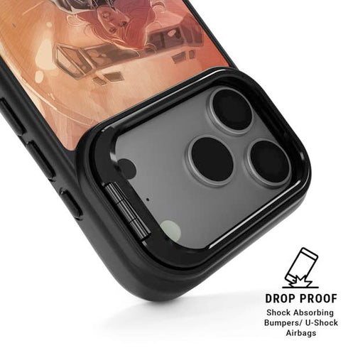 Marvel Black Widow Running iPhone 17 Pro Max Kickstand Case