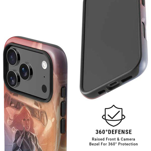 Marvel Black Widow Running iPhone 17 Pro Max Magsafe Impact Case