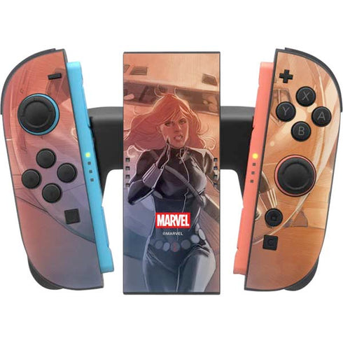 Marvel Black Widow Running Nintendo Switch 2 (2025) Joy-Con Controller Skin