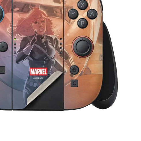 Marvel Black Widow Running Nintendo Switch 2 (2025) Joy-Con Controller Skin