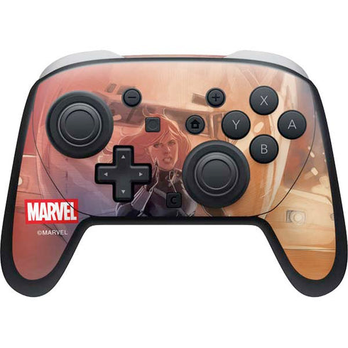 Marvel Black Widow Running Nintendo Skins