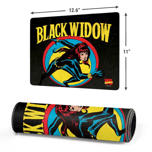 Marvel Classic Comics Black Widow Gaming Mouse Pad