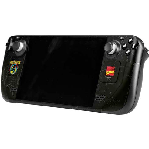 Marvel Classic Comics Black Widow Steam Deck Handheld Gaming Computer OLED Skin