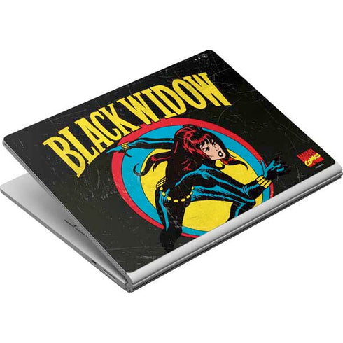 Marvel Classic Comics Black Widow Surface Book Skin