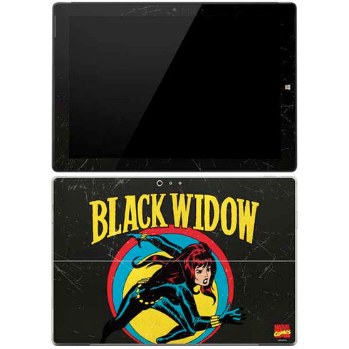 Marvel Classic Comics Black Widow Surface Pro 3 Skin