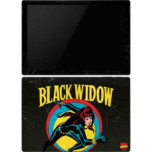 Marvel Classic Comics Black Widow Surface Pro 6 Skin