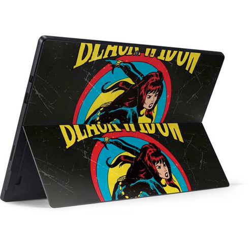 Marvel Classic Comics Black Widow Surface Pro 7 Skin