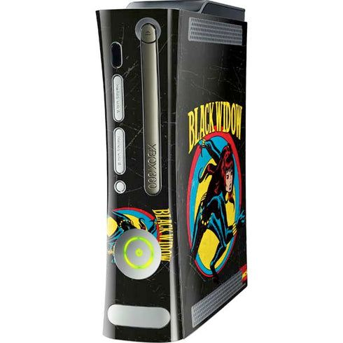 Marvel Classic Comics Black Widow Xbox 360 (Includes HDD) Skin