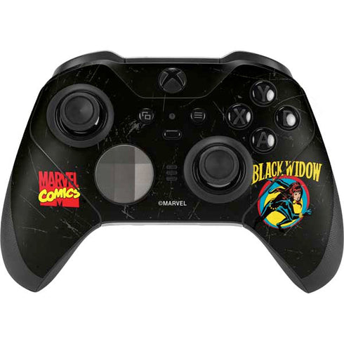Marvel Classic Comics Black Widow Xbox Elite Wireless Controller Series 2 Skin