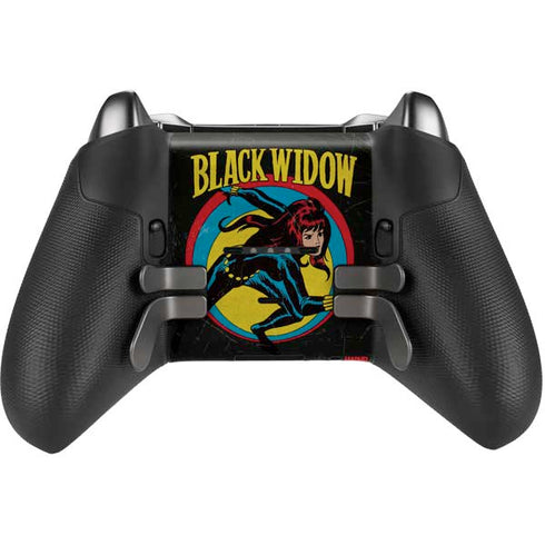 Marvel Classic Comics Black Widow Xbox Elite Wireless Controller Series 2 Skin