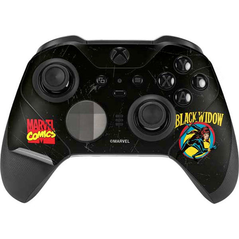 Marvel Classic Comics Black Widow Xbox Elite Wireless Controller Series 2 Skin