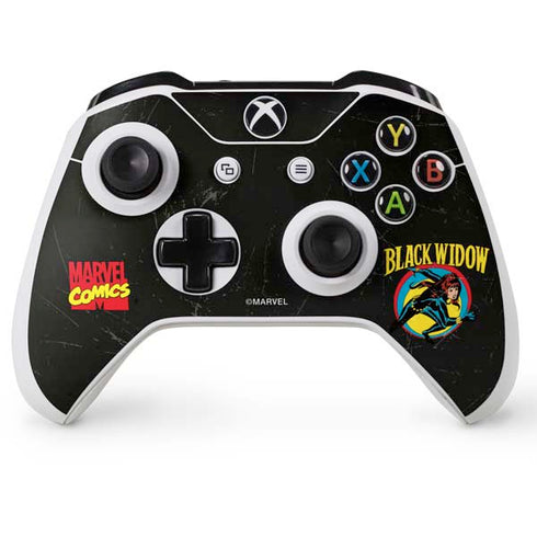 Marvel Classic Comics Black Widow Xbox One S Controller Skin