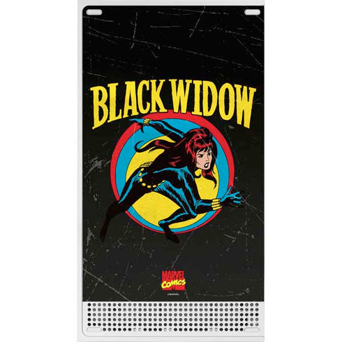 Marvel Classic Comics Black Widow Xbox Series S Console Skin