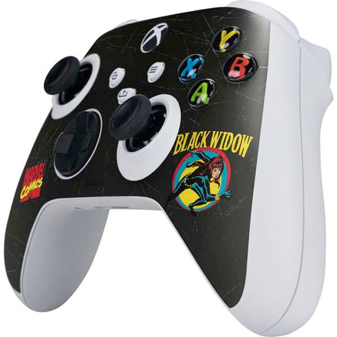 Marvel Classic Comics Black Widow Xbox Series S Controller Skin