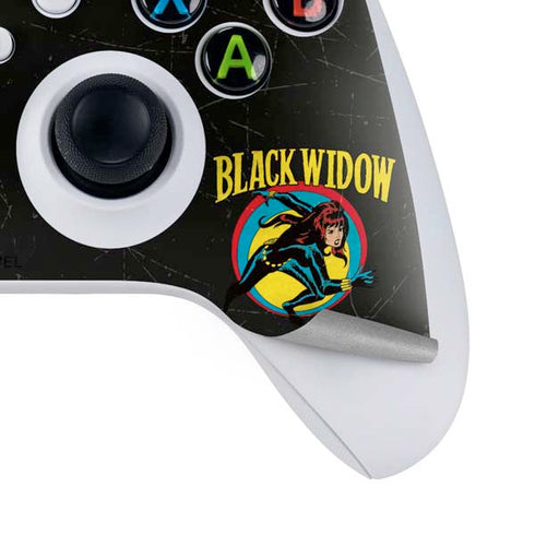 Marvel Classic Comics Black Widow Xbox Series S Controller Skin