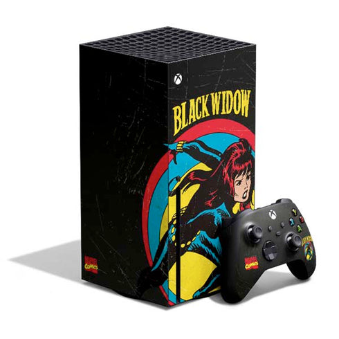 Marvel Classic Comics Black Widow Xbox Series X Bundle Skin