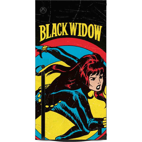 Marvel Classic Comics Black Widow Xbox Series X Console Skin