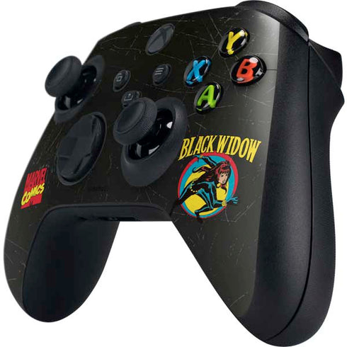 Marvel Classic Comics Black Widow Xbox Series X Controller Skin