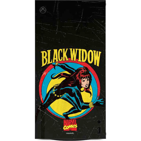 Marvel Classic Comics Black Widow XBox Series X Digital Edition Console Skin