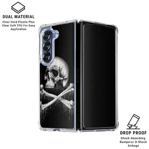 Alchemy Carta Blackbloods Bones Galaxy Z Fold6 Clear Case