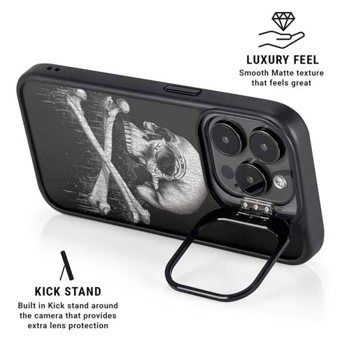 Alchemy Carta Blackbloods Bones iPhone 14 Pro Max Kickstand Case