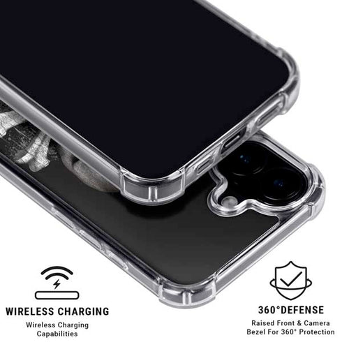 Alchemy Carta Blackbloods Bones iPhone 16 Plus Clear Case