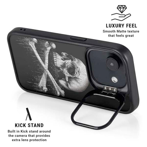 Alchemy Carta Blackbloods Bones iPhone 16e Kickstand Case