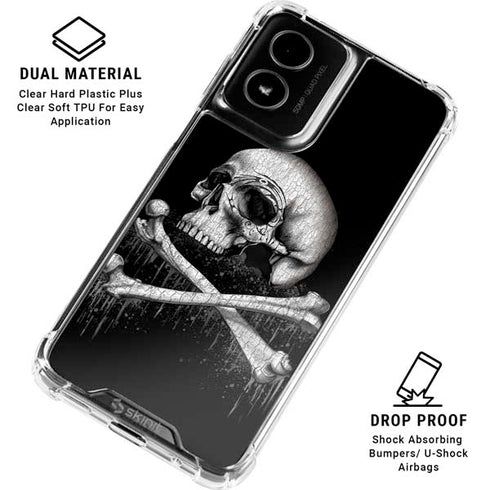 Alchemy Carta Blackbloods Bones Moto G Power 5G (2024) Clear Case