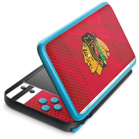 NHL Blackhawks Red Stripes Nintendo 2DS XL (2017) Skin