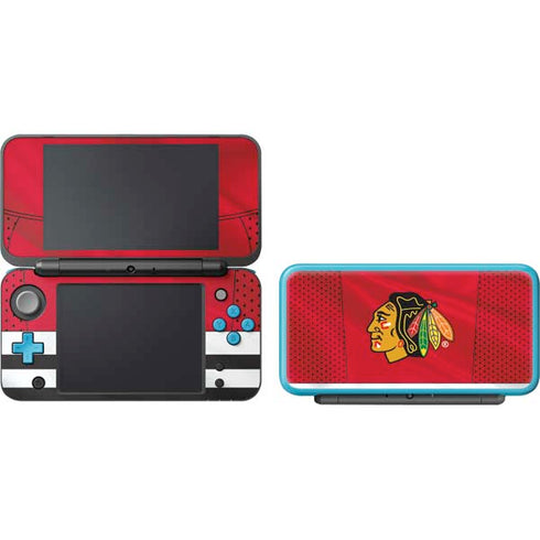 NHL Blackhawks Red Stripes Nintendo 2DS XL (2017) Skin
