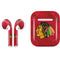 NHL Blackhawks Red Stripes Apple AirPods Skin