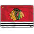 NHL Blackhawks Red Stripes HP Chromebook Skin