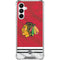 NHL Blackhawks Red Stripes Galaxy A16 5G Clear Case