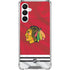 NHL Blackhawks Red Stripes Galaxy A16 5G Clear Case