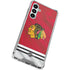 NHL Blackhawks Red Stripes Galaxy A16 5G Clear Case