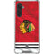 NHL Blackhawks Red Stripes Galaxy A17 Clear Case