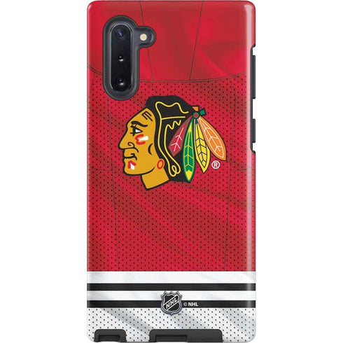 NHL Blackhawks Red Stripes Galaxy Cases