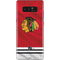 NHL Blackhawks Red Stripes Galaxy Note 8 Skin