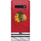 NHL Blackhawks Red Stripes Galaxy S10 Skin
