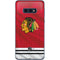 NHL Blackhawks Red Stripes Galaxy S10e Skin