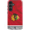 NHL Blackhawks Red Stripes Galaxy S25 Plus Impact Case