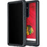 NHL Blackhawks Red Stripes Galaxy S24 Ultra Waterproof Case
