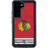 NHL Blackhawks Red Stripes Galaxy S24 Waterproof Case