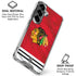 NHL Blackhawks Red Stripes Galaxy S26 Clear Case