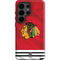 NHL Blackhawks Red Stripes Galaxy S26 Ultra Impact Case