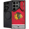 NHL Blackhawks Red Stripes Galaxy S26 Ultra Kickstand Case